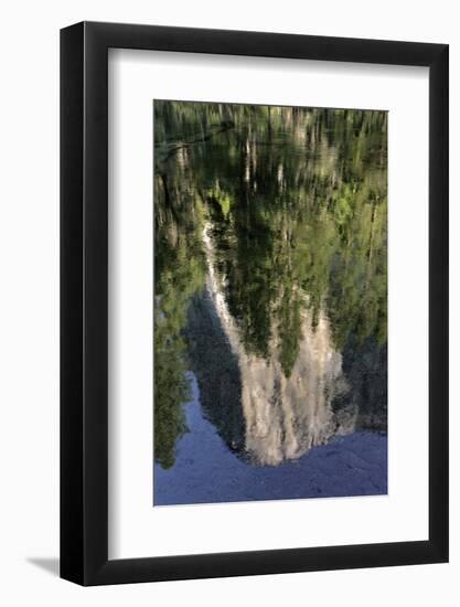 El Capitan reflected on Merced River, Yosemite National Park, California-Adam Jones-Framed Photographic Print