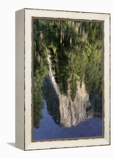 El Capitan reflected on Merced River, Yosemite National Park, California-Adam Jones-Framed Premier Image Canvas