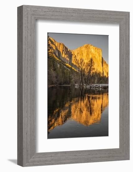 El Capitan Reflection, Yosemite, California-John Ford-Framed Photographic Print