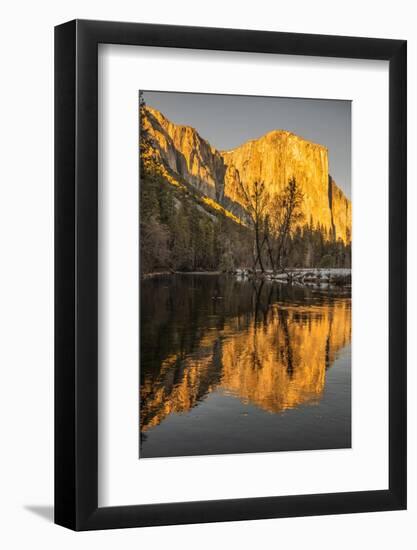 El Capitan Reflection, Yosemite, California-John Ford-Framed Photographic Print