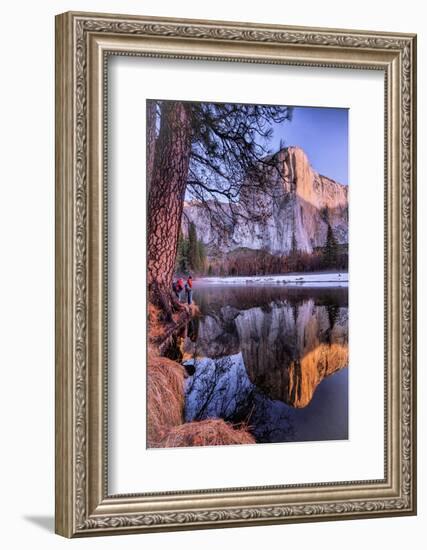 El Capitan Riverside Reflections, Yosemite National Park-Vincent James-Framed Photographic Print