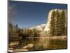 El Capitan Towers over Merced River, Yosemite, California, USA-Tom Norring-Mounted Photographic Print