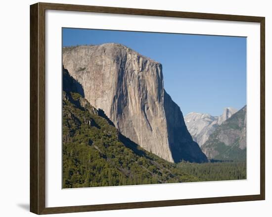 El Capitan with Clouds Rest and Half Dome. Yosemite National Park, CA-Jamie & Judy Wild-Framed Photographic Print