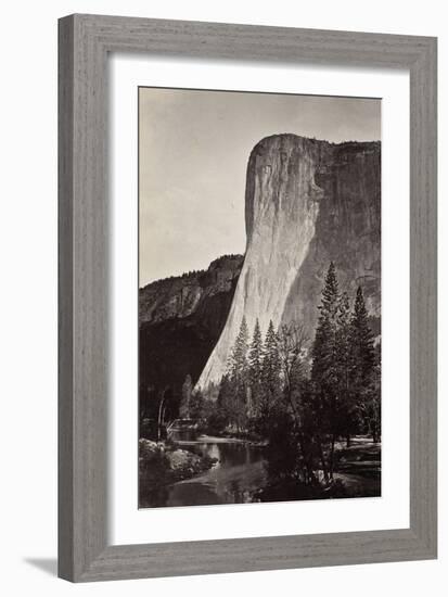 El Capitan, Yosemite, Californie-Carleton Emmons Watkins-Framed Giclee Print