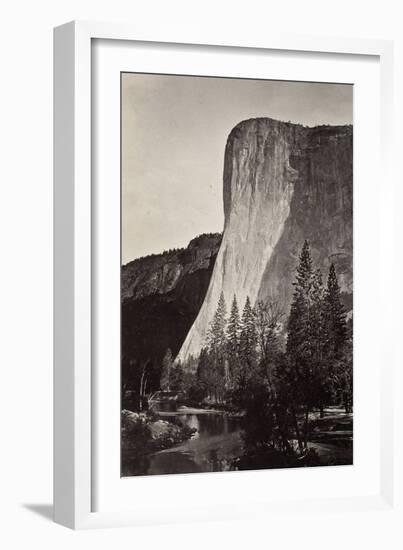 El Capitan, Yosemite, Californie-Carleton Emmons Watkins-Framed Giclee Print