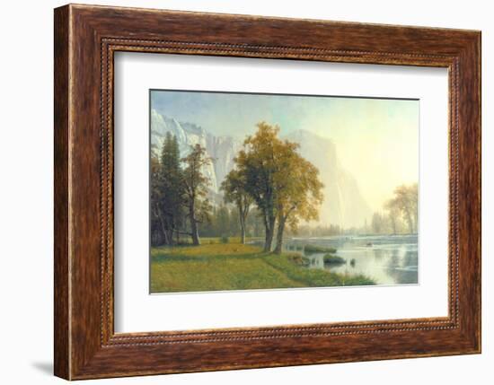 El Capitan, Yosemite Valley, California, 1875-Albert Bierstadt-Framed Art Print