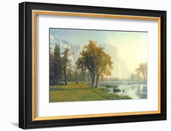 El Capitan, Yosemite Valley, California, 1875-Albert Bierstadt-Framed Art Print