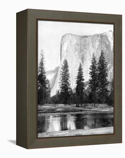 El Capitan, Yosemite Valley, California, USA, 1893-John L Stoddard-Framed Premier Image Canvas