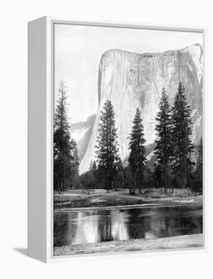 El Capitan, Yosemite Valley, California, USA, 1893-John L Stoddard-Framed Premier Image Canvas