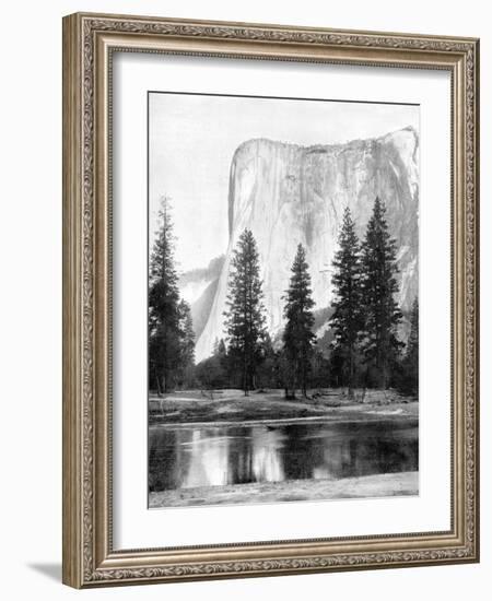 El Capitan, Yosemite Valley, California, USA, 1893-John L Stoddard-Framed Giclee Print