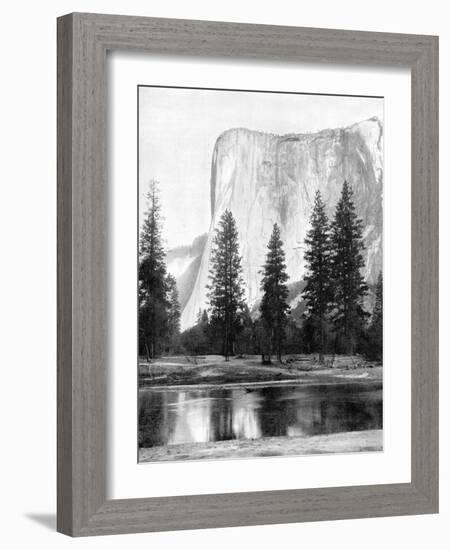 El Capitan, Yosemite Valley, California, USA, 1893-John L Stoddard-Framed Giclee Print