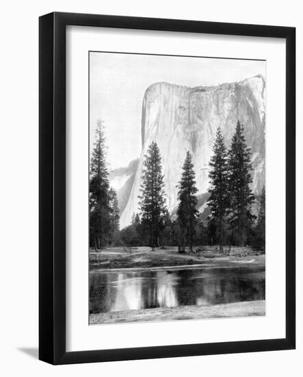 El Capitan, Yosemite Valley, California, USA, 1893-John L Stoddard-Framed Giclee Print