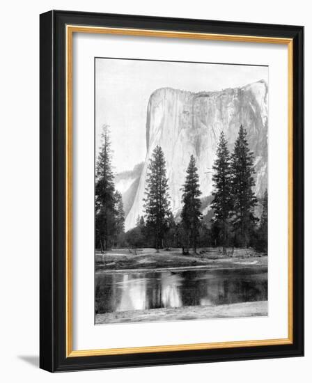 El Capitan, Yosemite Valley, California, USA, 1893-John L Stoddard-Framed Giclee Print