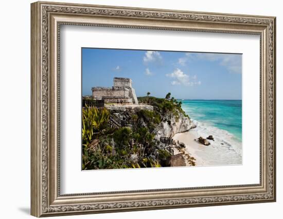 El Castillo at Tulum, Yucatan, Mexico, North America-John Alexander-Framed Photographic Print