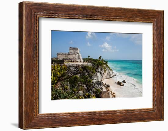 El Castillo at Tulum, Yucatan, Mexico, North America-John Alexander-Framed Photographic Print