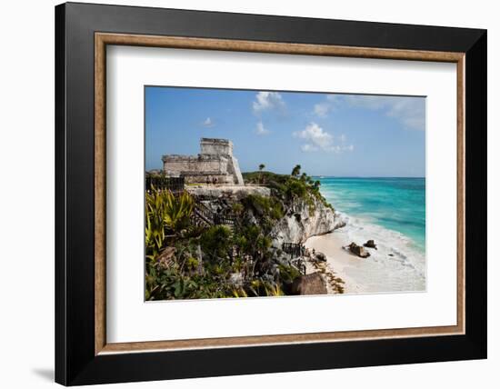 El Castillo at Tulum, Yucatan, Mexico, North America-John Alexander-Framed Photographic Print