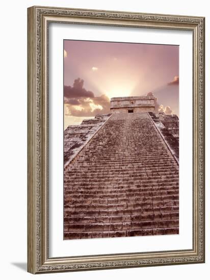 El Castillo, Chichen Itza, Mexico-Tony Craddock-Framed Photographic Print