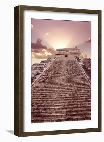 El Castillo, Chichen Itza, Mexico-Tony Craddock-Framed Photographic Print