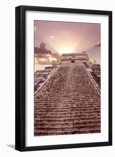 El Castillo, Chichen Itza, Mexico-Tony Craddock-Framed Photographic Print