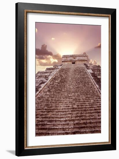 El Castillo, Chichen Itza, Mexico-Tony Craddock-Framed Photographic Print