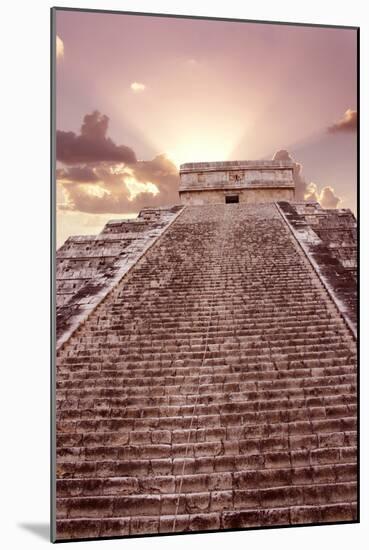 El Castillo, Chichen Itza, Mexico-Tony Craddock-Mounted Photographic Print