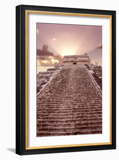 El Castillo, Chichen Itza, Mexico-Tony Craddock-Framed Photographic Print