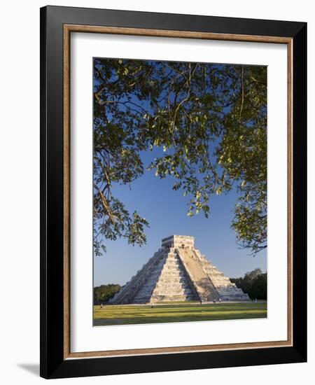 El Castillo, Chichen Itza, Yucatan, Mexico-Michele Falzone-Framed Photographic Print