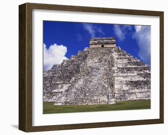 El Castillo, Chichen Itza, Yucatan, Mexico-Ken Gillham-Framed Photographic Print