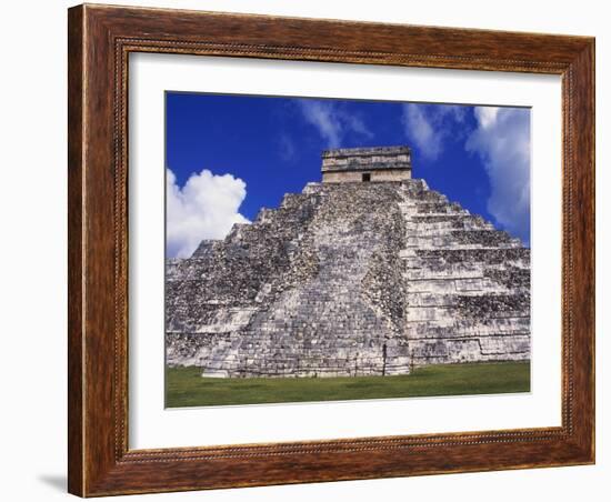 El Castillo, Chichen Itza, Yucatan, Mexico-Ken Gillham-Framed Photographic Print