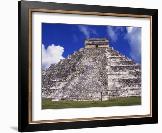 El Castillo, Chichen Itza, Yucatan, Mexico-Ken Gillham-Framed Photographic Print