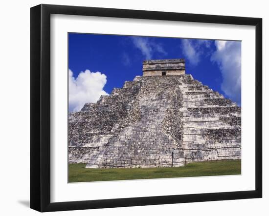 El Castillo, Chichen Itza, Yucatan, Mexico-Ken Gillham-Framed Photographic Print