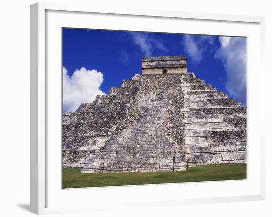 El Castillo, Chichen Itza, Yucatan, Mexico-Ken Gillham-Framed Photographic Print