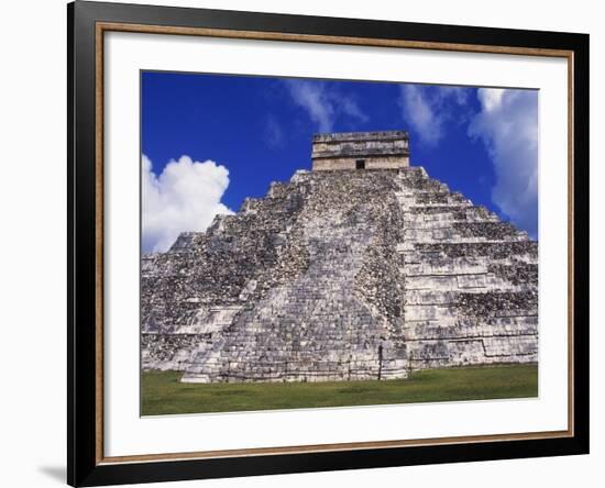 El Castillo, Chichen Itza, Yucatan, Mexico-Ken Gillham-Framed Photographic Print