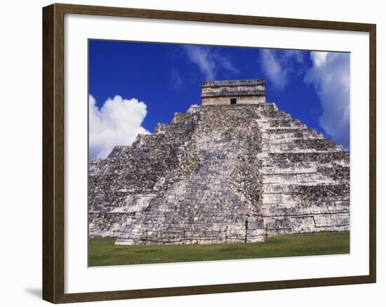 El Castillo, Chichen Itza, Yucatan, Mexico-Ken Gillham-Framed Photographic Print