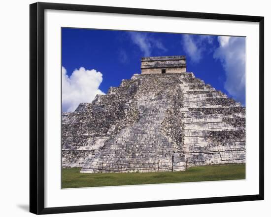 El Castillo, Chichen Itza, Yucatan, Mexico-Ken Gillham-Framed Photographic Print