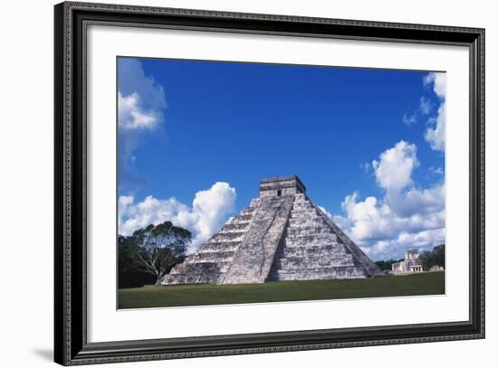 El Castillo, Chichen Itza, Yucatan, Mexico-Ken Gillham-Framed Photographic Print