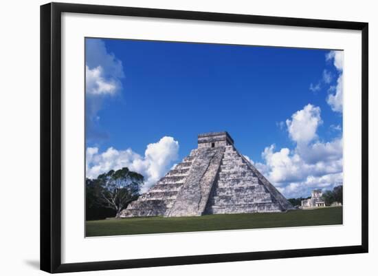 El Castillo, Chichen Itza, Yucatan, Mexico-Ken Gillham-Framed Photographic Print