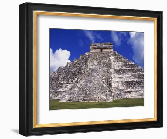 El Castillo, Chichen Itza, Yucatan, Mexico-Ken Gillham-Framed Photographic Print