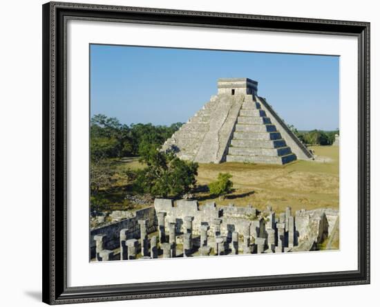 El Castillo, Pyramid of Kukolkan, Chichen Itza, Mexico-Adina Tovy-Framed Photographic Print