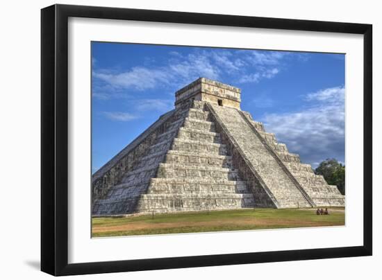 El Castillo (Pyramid of Kulkulcan), Chichen Itza, Yucatan, Mexico, North America-Richard Maschmeyer-Framed Photographic Print