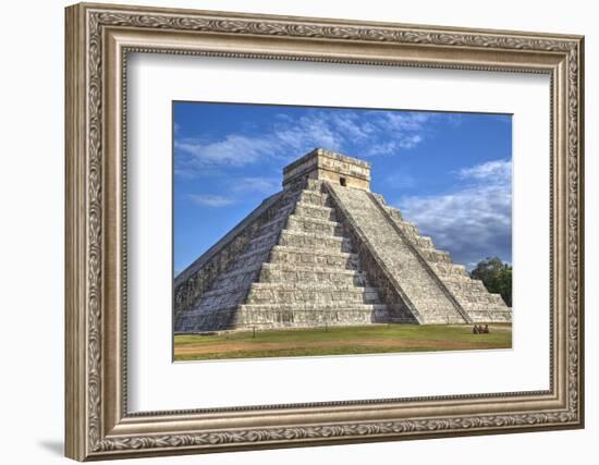 El Castillo (Pyramid of Kulkulcan), Chichen Itza, Yucatan, Mexico, North America-Richard Maschmeyer-Framed Photographic Print