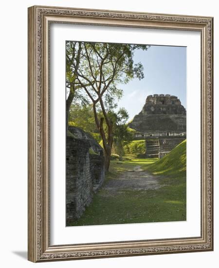 El Castillo Pyramid, Xunantunich Ancient Site, Cayo District, Belize-William Sutton-Framed Photographic Print