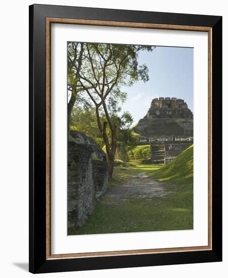 El Castillo Pyramid, Xunantunich Ancient Site, Cayo District, Belize-William Sutton-Framed Photographic Print