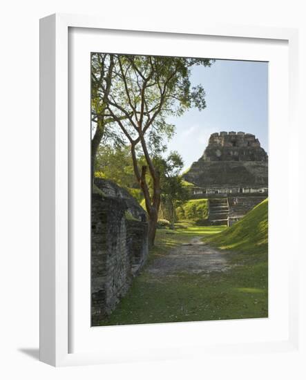 El Castillo Pyramid, Xunantunich Ancient Site, Cayo District, Belize-William Sutton-Framed Photographic Print