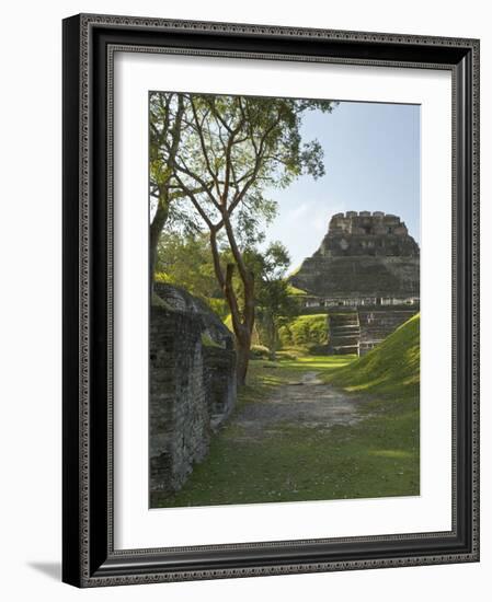 El Castillo Pyramid, Xunantunich Ancient Site, Cayo District, Belize-William Sutton-Framed Photographic Print