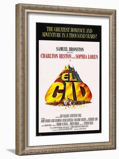 El Cid, 1961, Directed by Anthony Mann-null-Framed Giclee Print