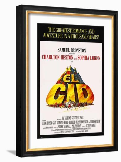 El Cid, 1961, Directed by Anthony Mann-null-Framed Giclee Print