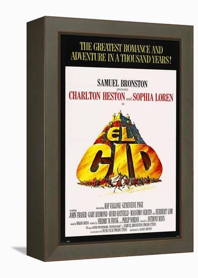 El Cid, 1961, Directed by Anthony Mann-null-Framed Premier Image Canvas