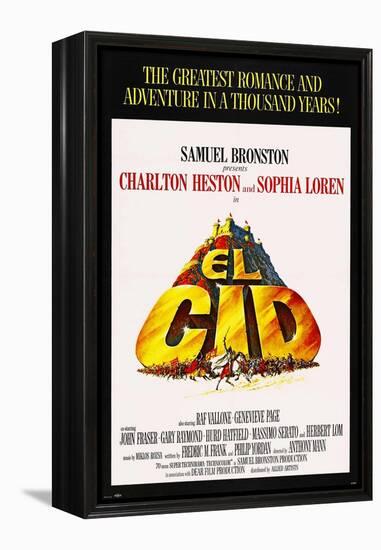 El Cid, 1961, Directed by Anthony Mann-null-Framed Premier Image Canvas