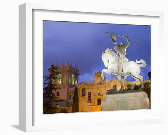 El Cid Statue and House of Hospitality in Balboa Park, San Diego, California-Richard Cummins-Framed Photographic Print